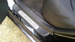 Резиновий ущільнювач між порогом и платисковою накладкою автомобіля emgrand ec-7